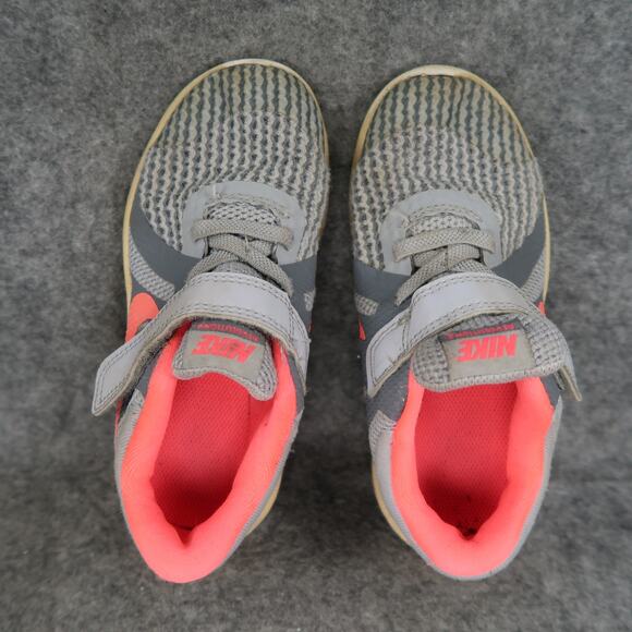 Nike Shoes Kids 10C Revolution Sneakers Athletic Trainer Running Easy On Strap - Picture 6 of 11